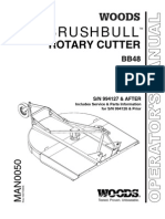 Woods BrushBull Rotary Cutter MAN0050