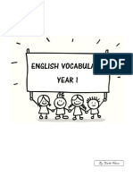 Year 1 Vocab Book