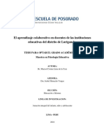 Tesis Aprendizaje Colaborativo Docentes