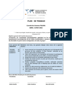 Plan de Trabajo Comite Jovenes 2º Trimestre 2022 (Con Docuemto)