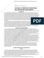 USP-NF 2023 Microbiological Attributes of Nonsterile Nutritional and Dietary Supplements