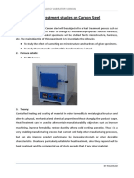 Heat Treatment Study On Carbon Steel