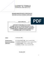 Apports Partiels Dactif Cadre Légal Et Proposition Dune Démarche de Travail Pour LExpert Comptab