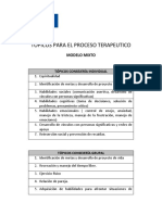 5.1 TOPICOS PARA EL PROCESO TERAPEUTICO Mixto