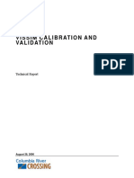 Vissim Calibration AND Validation: Technical Report