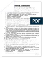 Surface Chemistry Final Revision