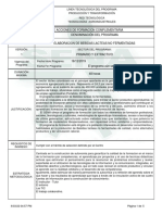 Informe Programa de Formación Complementaria BEBIDAS LACTEAS NO FERMENTADAS