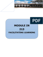 Module in 213: Facilitating Learning