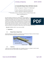 Design and Analysis of Automobile Bumper Beam With Shock Absorber