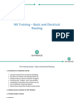 NX CAD and Electrical Routing Training Contents