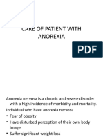 Care of Patient With Anorexia