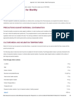 Appendix XVI A. Test For Sterility - British Pharmacopoeia