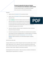 Solicitar Autorización para La Ejecución de Obras en Fuentes Naturales de Agua o en La Infraestructura Hidráulica Multisectorial Ana