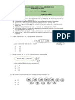 Evaluación Semestral Matemática