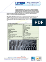 Tube Settler Media:: Technical Data Sheet