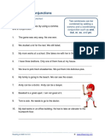 Grade 4 Coordinating Conjunctions A