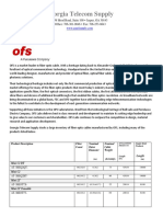 GeorgiaTelecomSupply OFS Fiber Optic Cable List