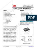 CMT2210LCW Datasheet