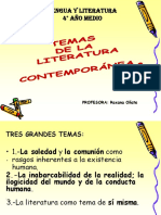 4to Medio PPT #6 Lit. Contemporanea 06 de Noviembre.