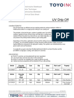 UV Drip Off: Characteristic