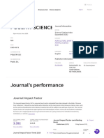 Journal Citation Reports - Poultry Science