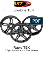 Blackstone TEK: 5 Split Spoke Carbon Fiber Wheels