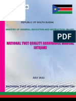 Joseph Ndaga South Sudan National TVET Quality Assuarance