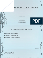 Acute Pain Management