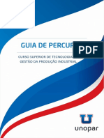 Guia de Percurso - Produção Industrial - Unopar - 2021