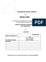 Simon-Game: Integrated Project Report