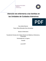 Atencion de Enfermeria A Las Familias en Las Unidades de Cuidados Intensivos