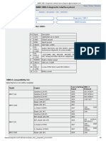 BMW OBD-II Diagnostic Interface Pinout