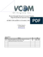 Avcom GUI Application Note AN0007 Avcom Protocol Example For SBS Based Analyzers Rev G