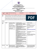 Department of Education: Weekly Home Learning Plan Grade Ii Fourth Quarter Week 4