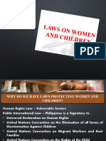 Laws On Wom EN and Childre N