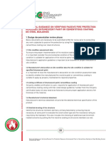 Technical Guidance On Verifying Passive Fire Protection Measures Intumescent Paint or Cementitious Coating On Steel Building