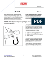 Surge Protection 2.3.1: SPARK GAP (Explosion-Proof Spark Gap SG4 With Flexible Connecting Cable