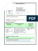 Sesión de Aprendizaje #5