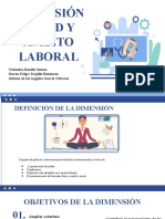 Dimensión Salud y Ambito Laboral