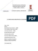 4.3 Tarea Análisis Industria de Las Telecomunicaciones