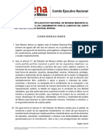 Acuerdo Lineamientos de Gasto Del Partido Nacional Morena