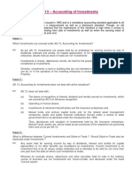 As 13 Accounting of Investments