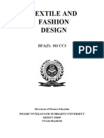 BFA (F) 103 CC 3 Textile and Fashion Design