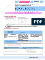 SESIÓN PERSONAL SOCIAL 12 Julio