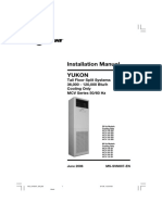 Trane MCV Series Installation Manual