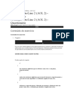 (OK) Geometria Analítica - 20212.A - Avaliação On-Line 2 (AOL 2)