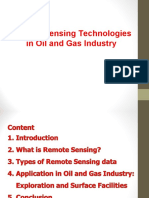 Remote Sensing Technologies in Oil and Gas Industry