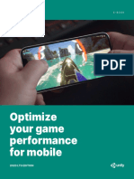 Optimize Your Game Performance For Mobile: Unity For Games E-Book