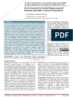 Study On Strength of Concrete by Partial Replacement of Cement To Wollestonite and Make Concrete Economical