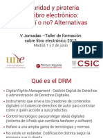 Seguridad y Piratería Del Libro Electrónico - DRM - Mariana Eguaras